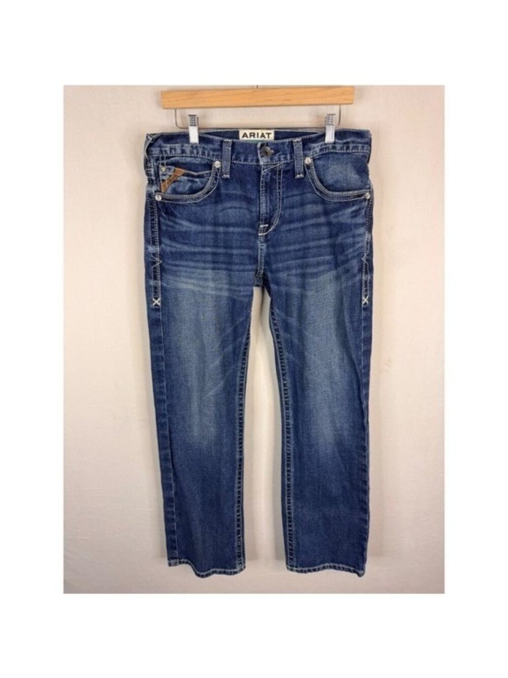 Ariat M7 Slim Fit Straight Leg Mens Jeans 32x30 Medium Wash Denim Western